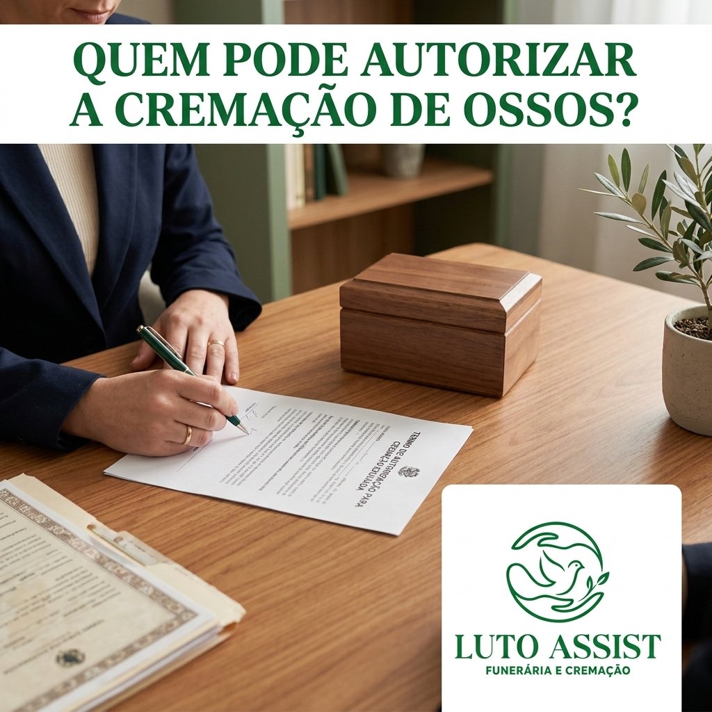 Quem pode autorizar a cremação de ossos?